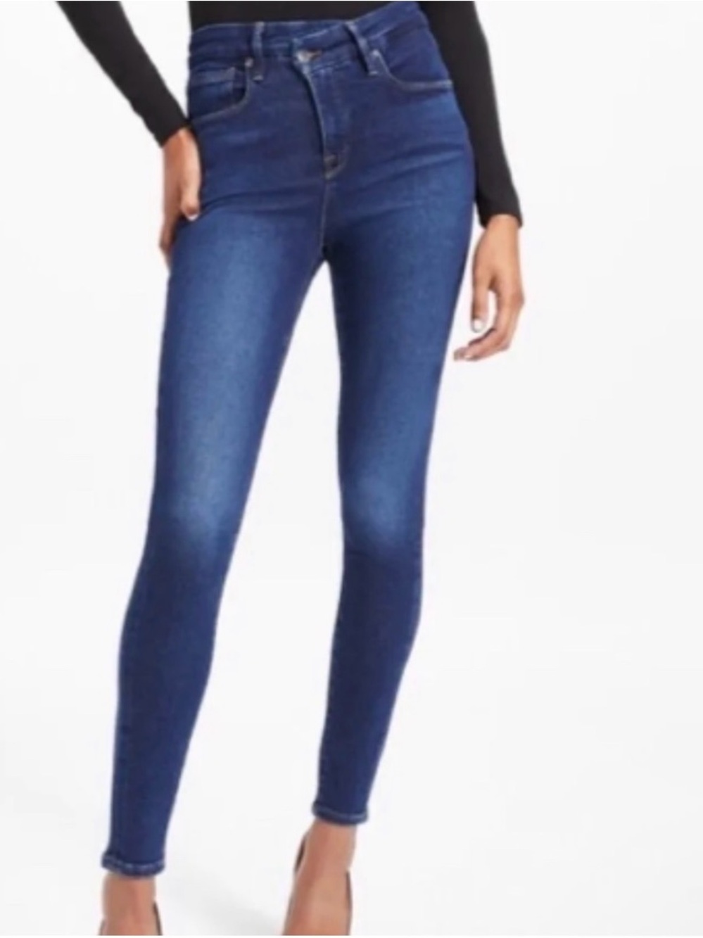 GOOD AMERICAN | Crossover Waist High-Rise Skinny Women's Jeans Women’s Size 6/28